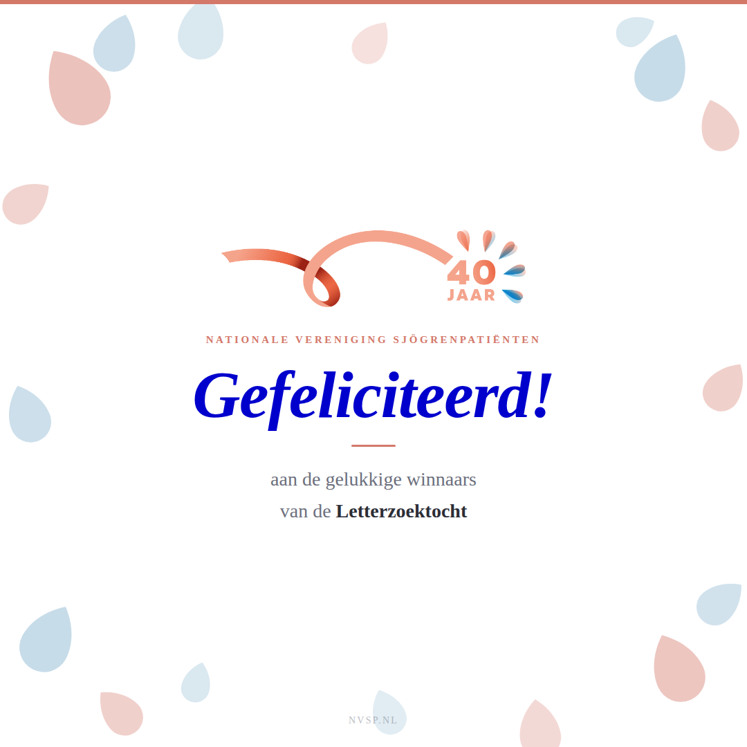 🎉 De winnaars van onze 40-jaar Letterzoektocht zijn bekend!